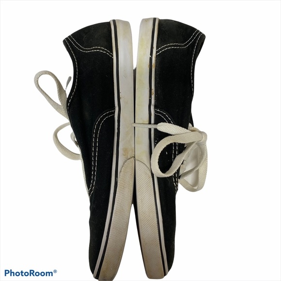 Vans Authentic Lo Pro Lace up Canvas Shoe in Black - Picture 3 of 7